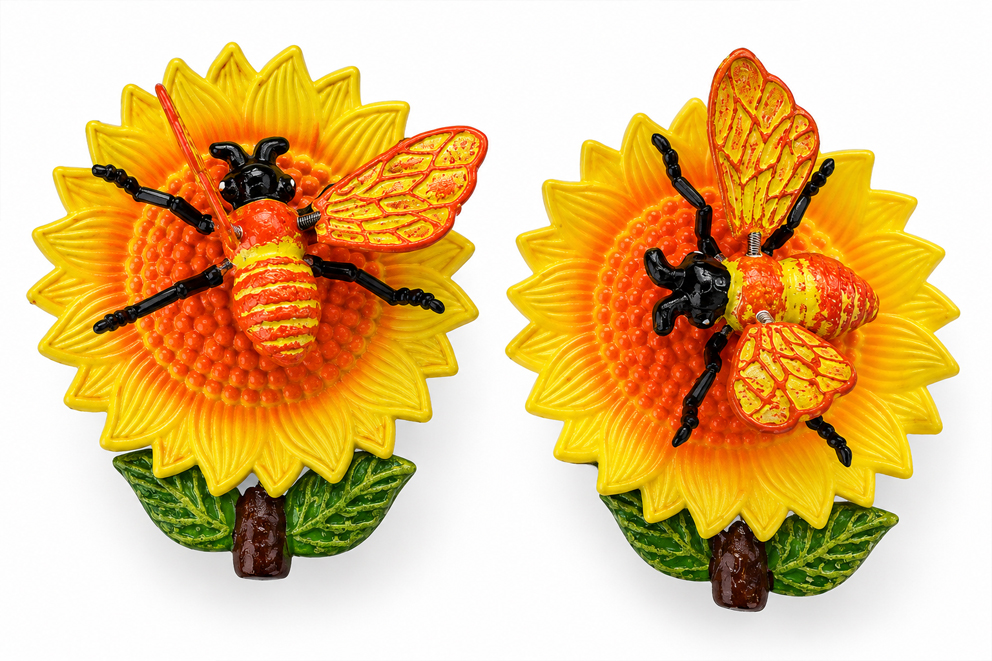 MAGNETE PLASTICA FIORE APE MOBILE 2 COL 9*8 CM