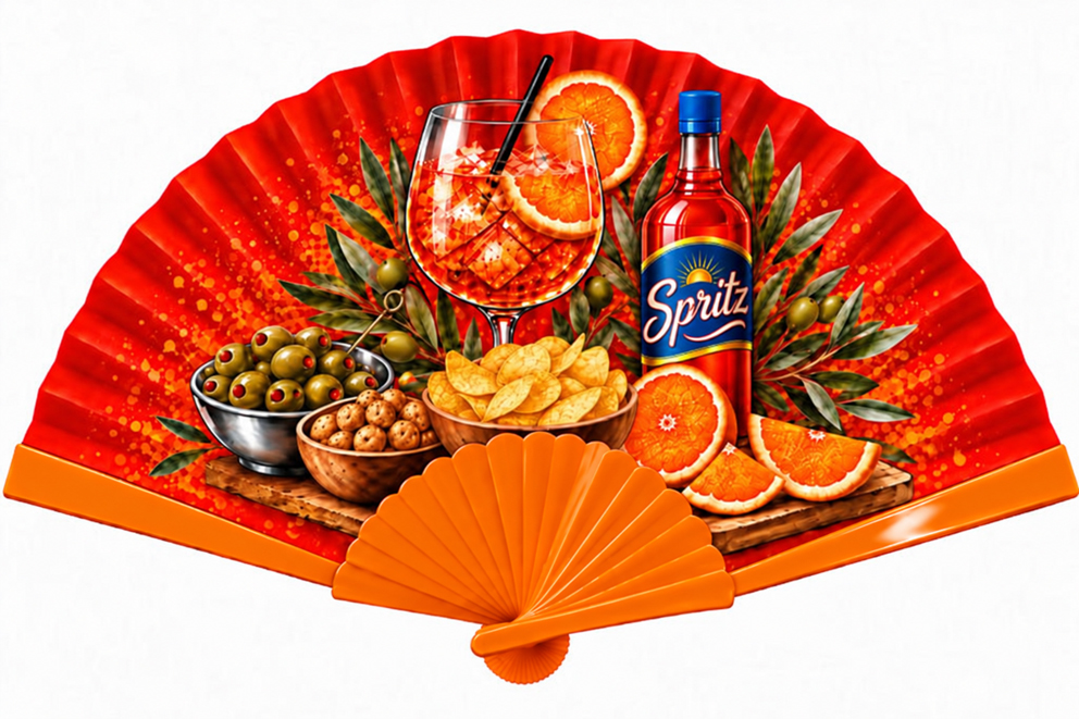 VENTAGLIO PLASTICA CM 23 SPRITZ